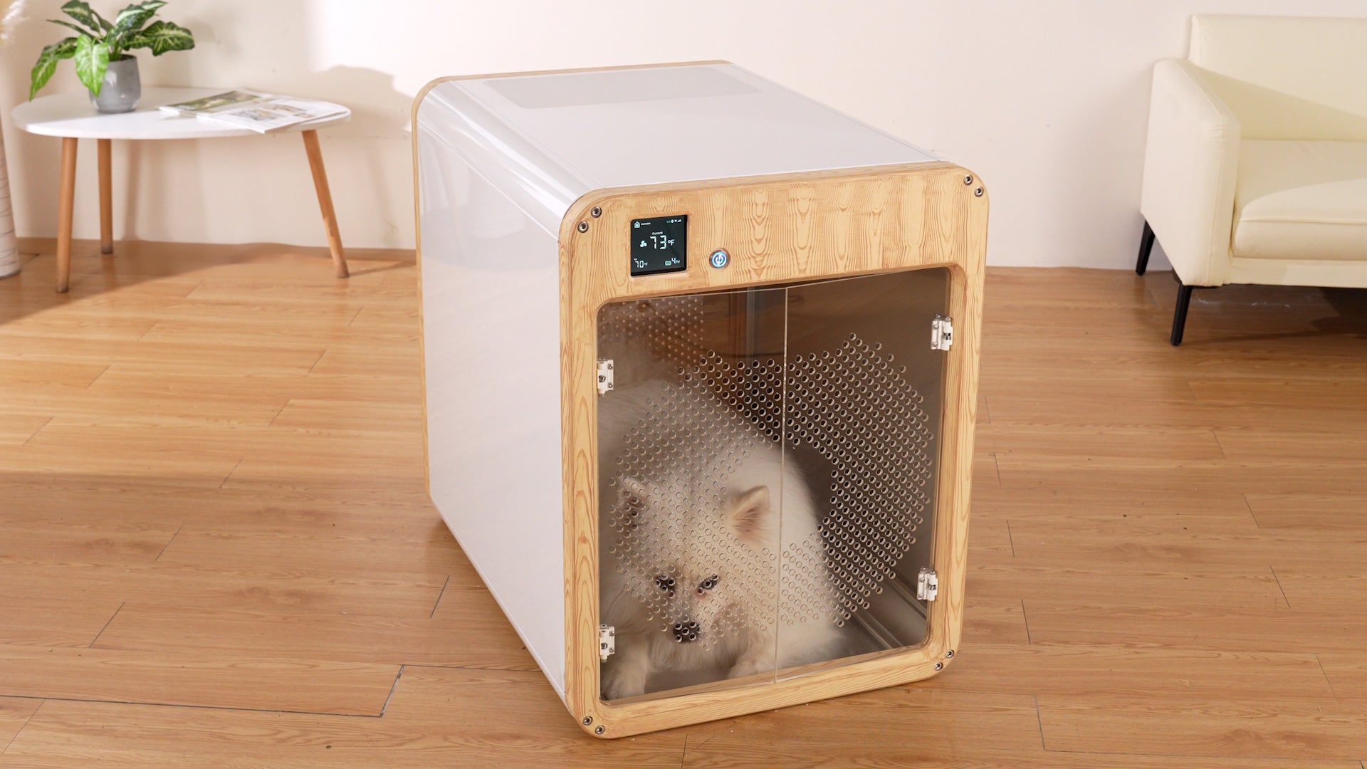 Velit Comfort Pod - A Smart Air-Conditioned Pet Crate