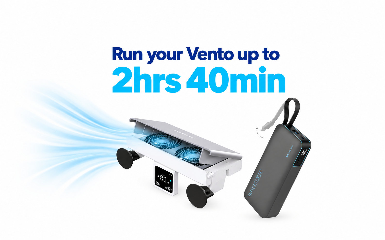Vento with power bank